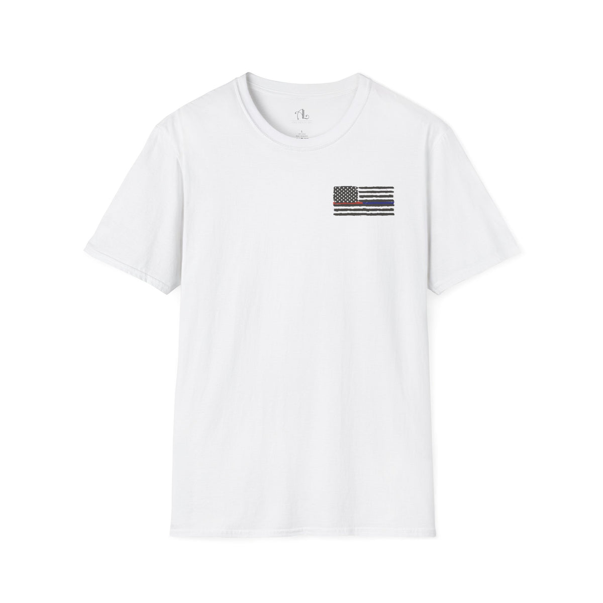 Isaiah 6:8 American Flag T-Shirt, Faith, Service & Patriotism Tee