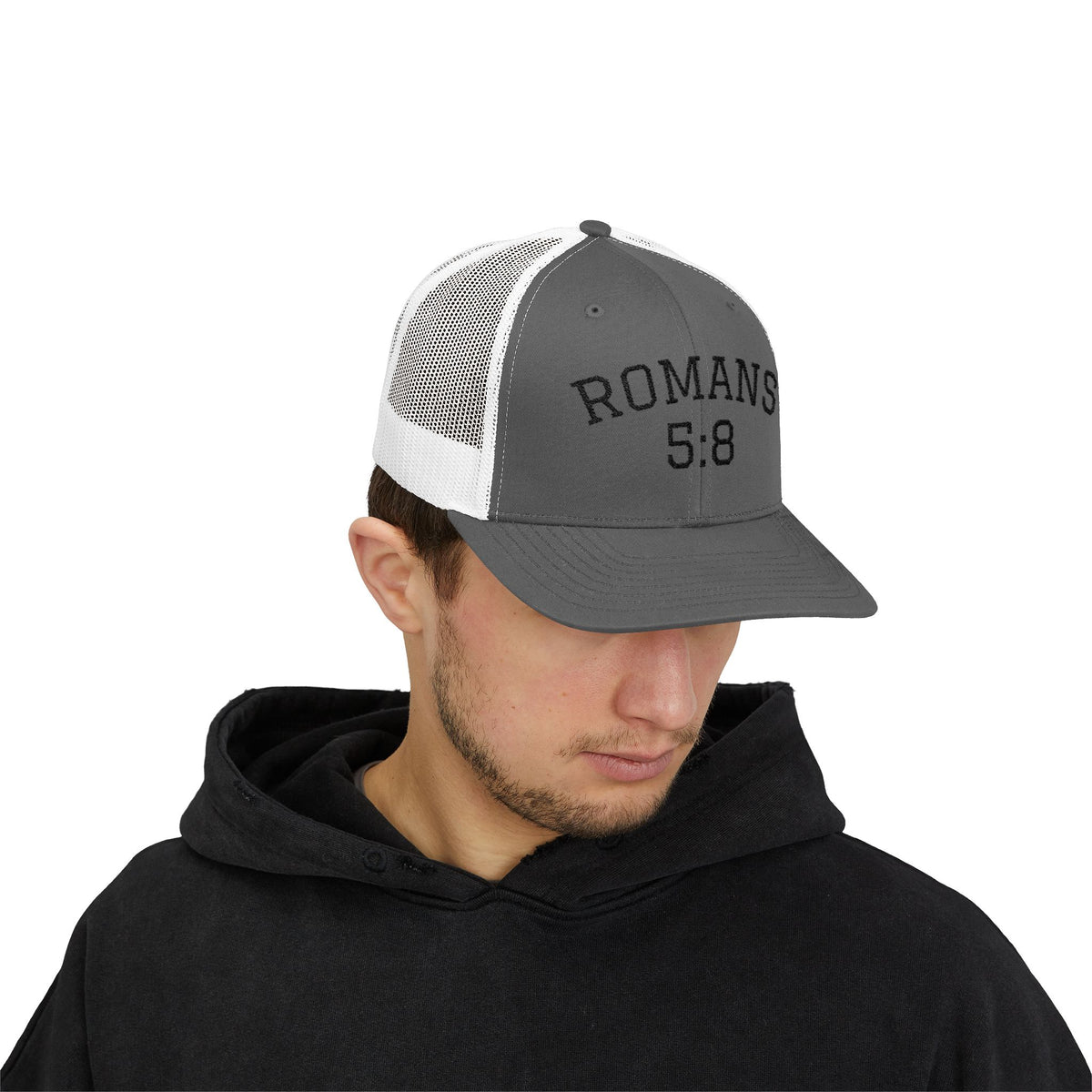 Romans 5:8, Trucker Hat