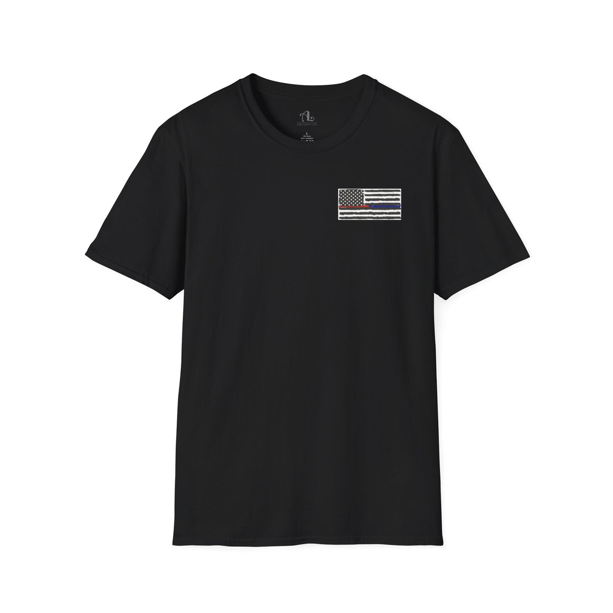 Isaiah 6:8 American Flag T-Shirt, Faith, Service & Patriotism Tee