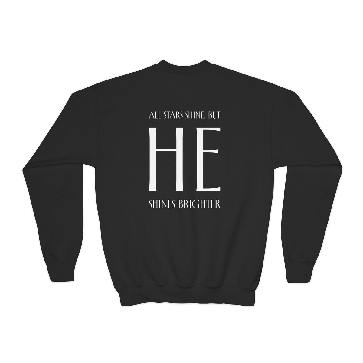 He Shines Brighter, Youth Sweatshirt