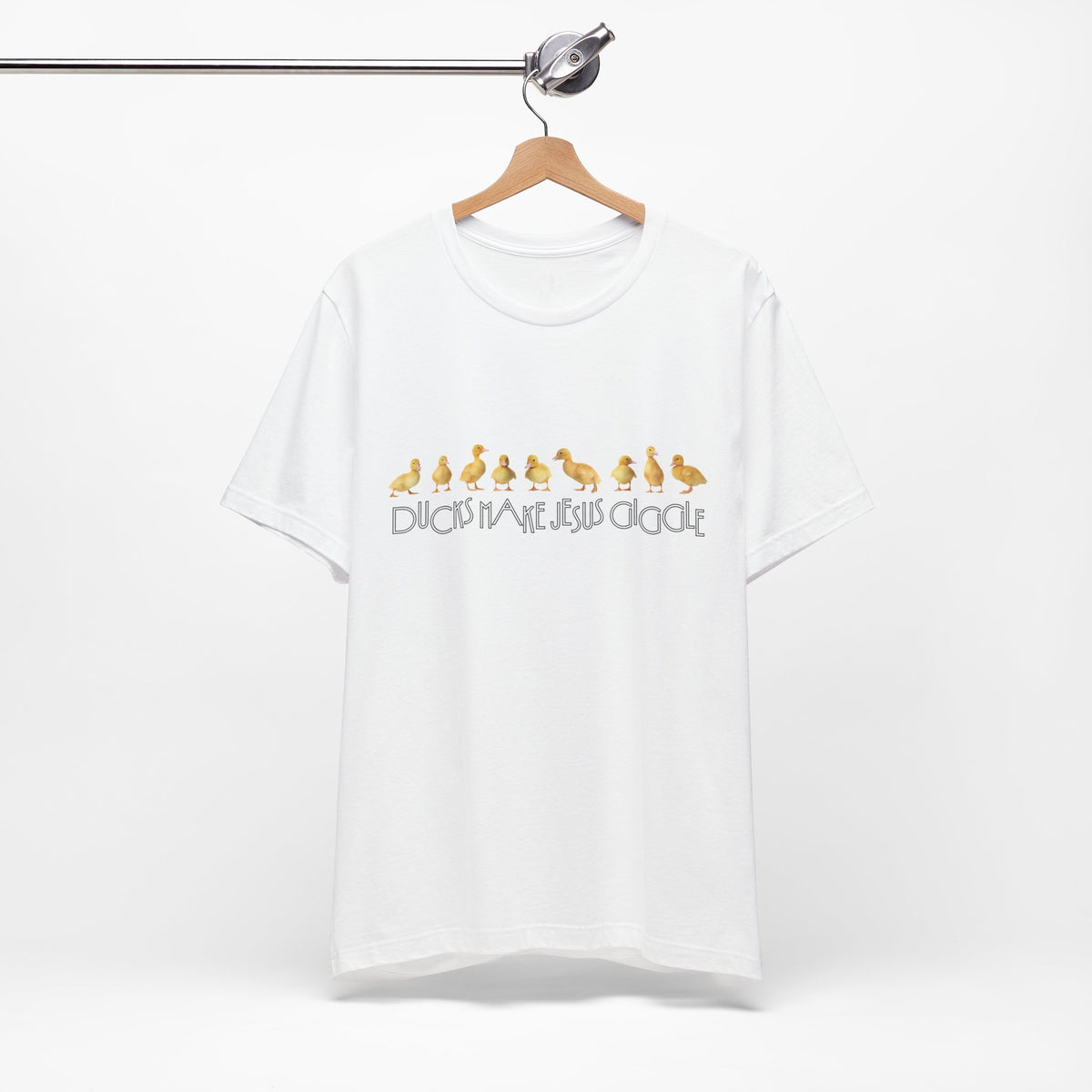 Ducks Make Jesus Giggle, Soft Tee