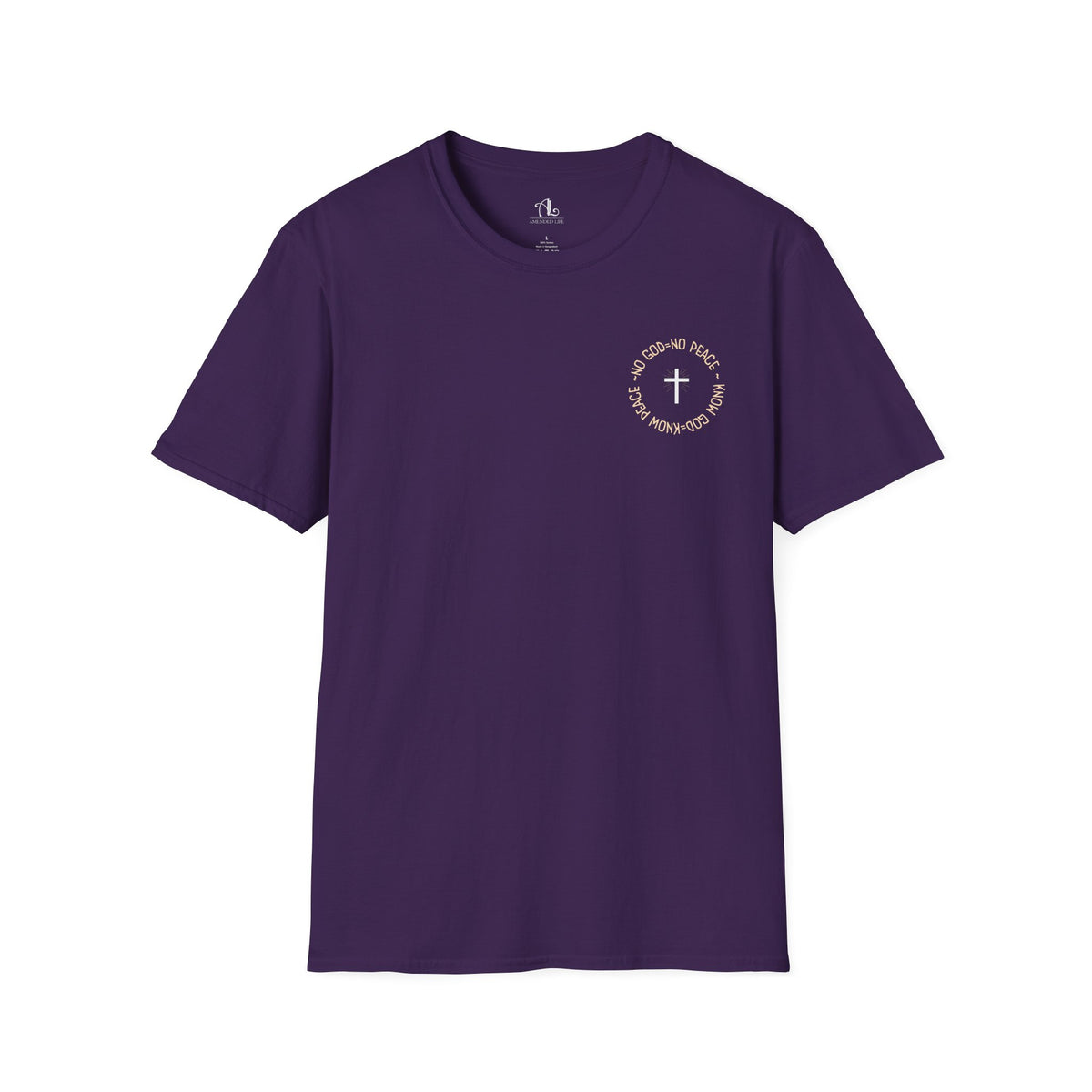 No God No Peace Know God Know Peace, Soft Tee
