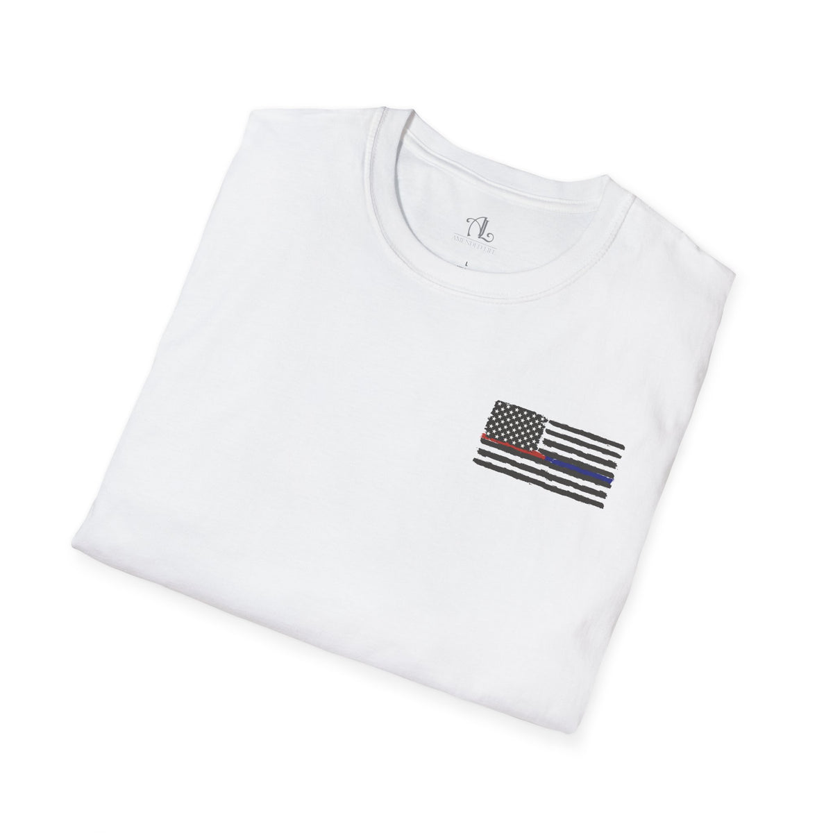Isaiah 6:8 American Flag T-Shirt, Faith, Service & Patriotism Tee