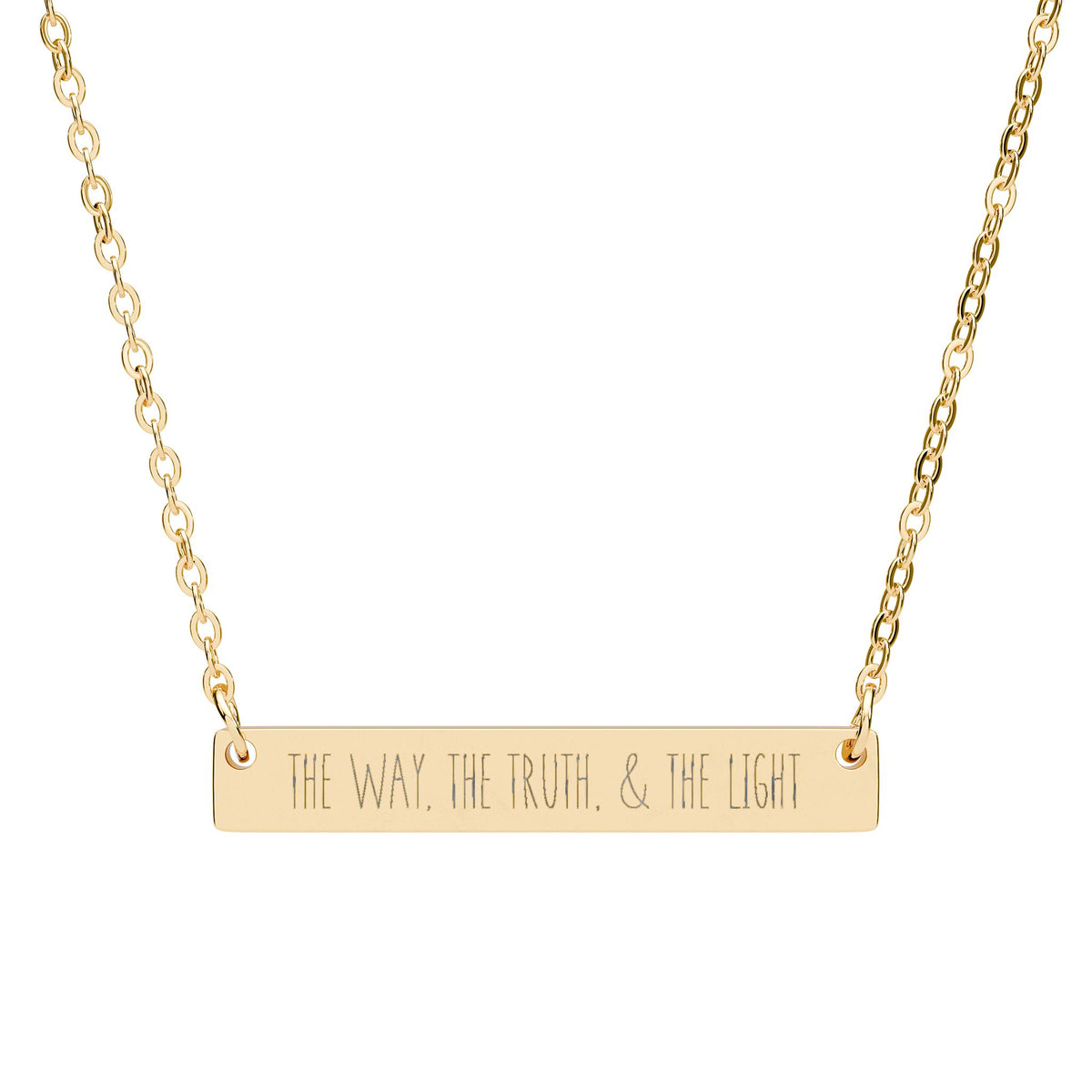 The Wayfinder, Horizontal Bar Necklace