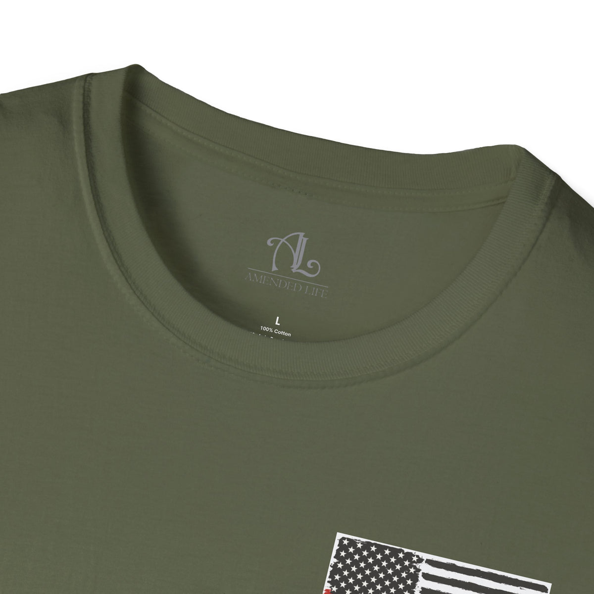Isaiah 6:8 American Flag T-Shirt, Faith, Service & Patriotism Tee