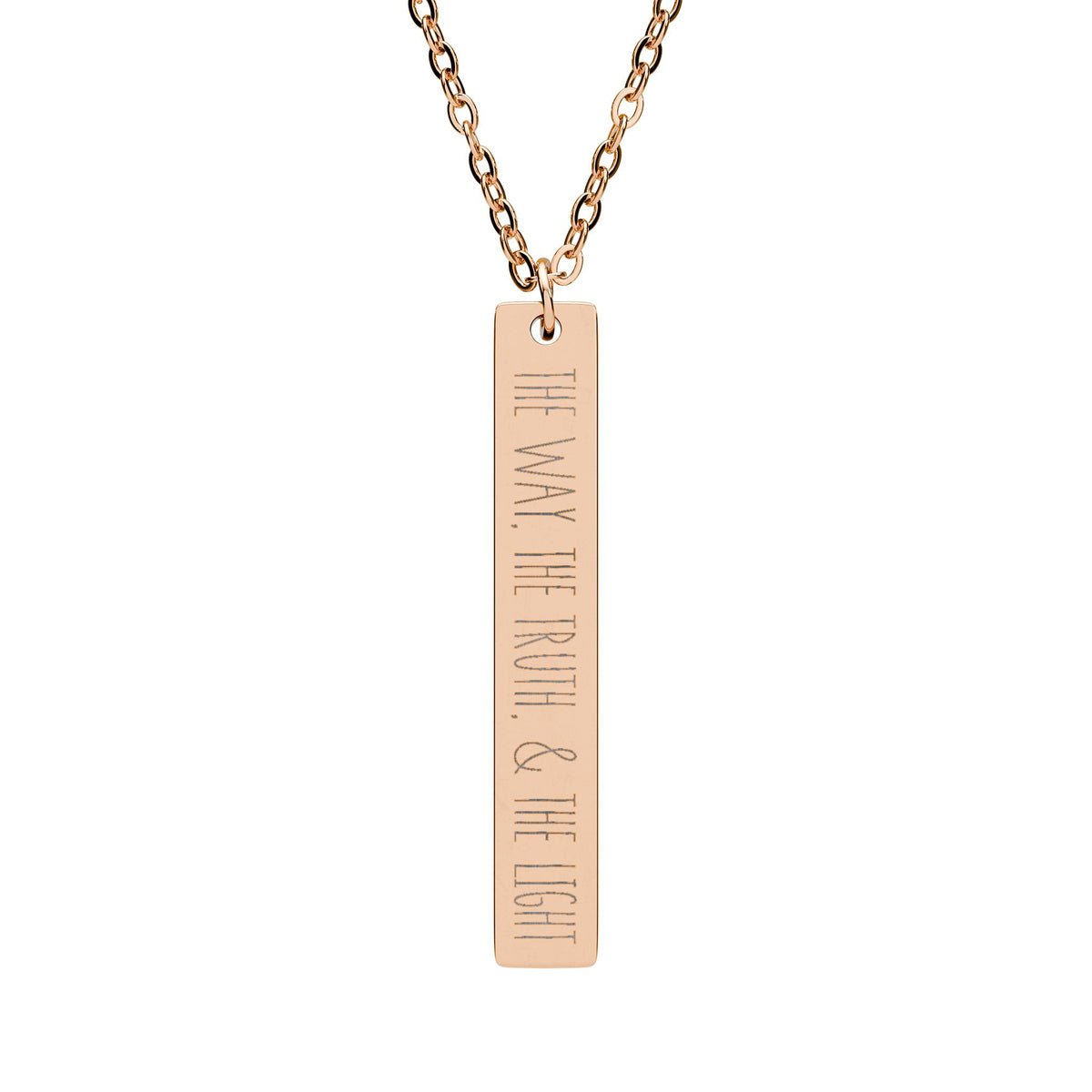 The Trinity Bar, Vertical Necklace