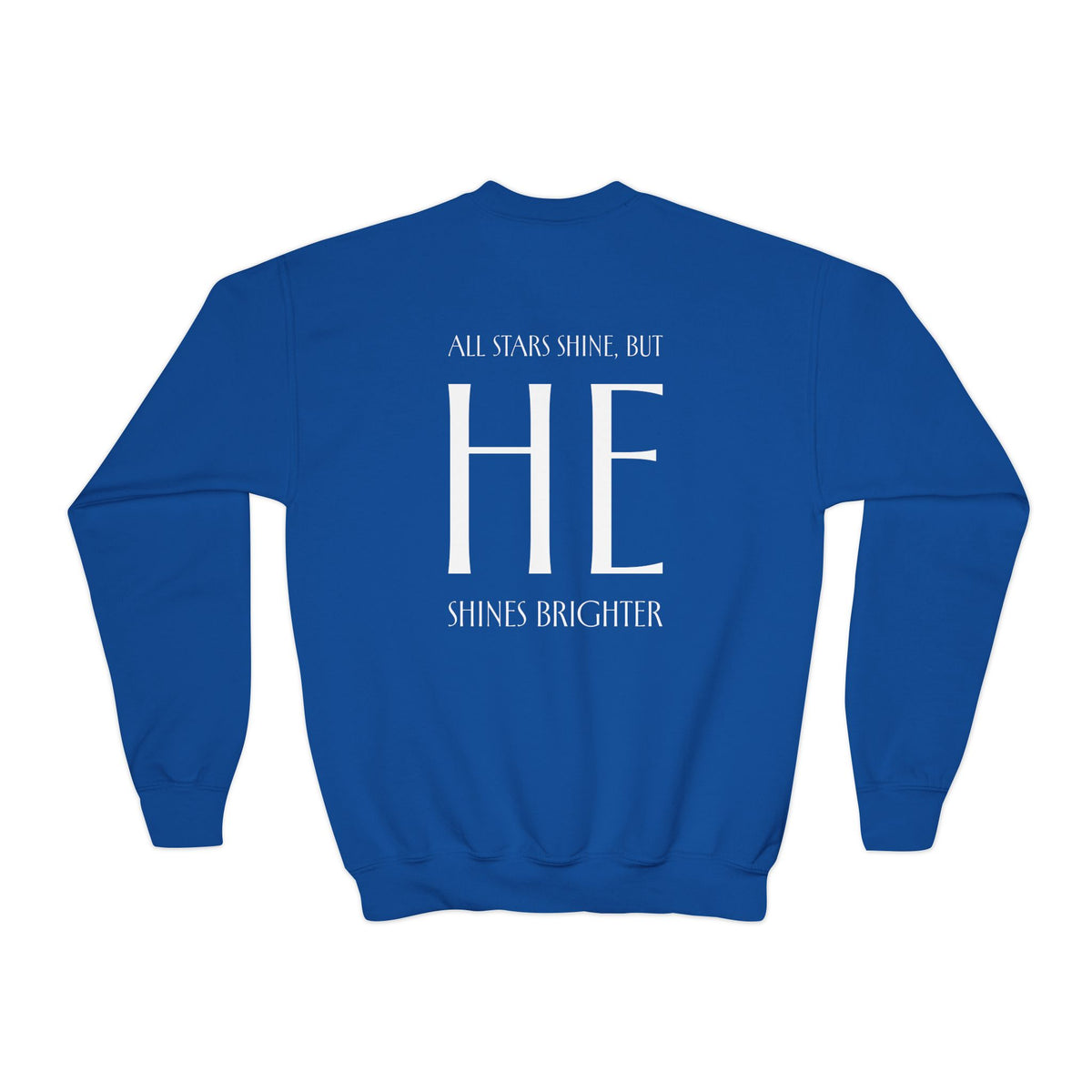 He Shines Brighter, Youth Sweatshirt