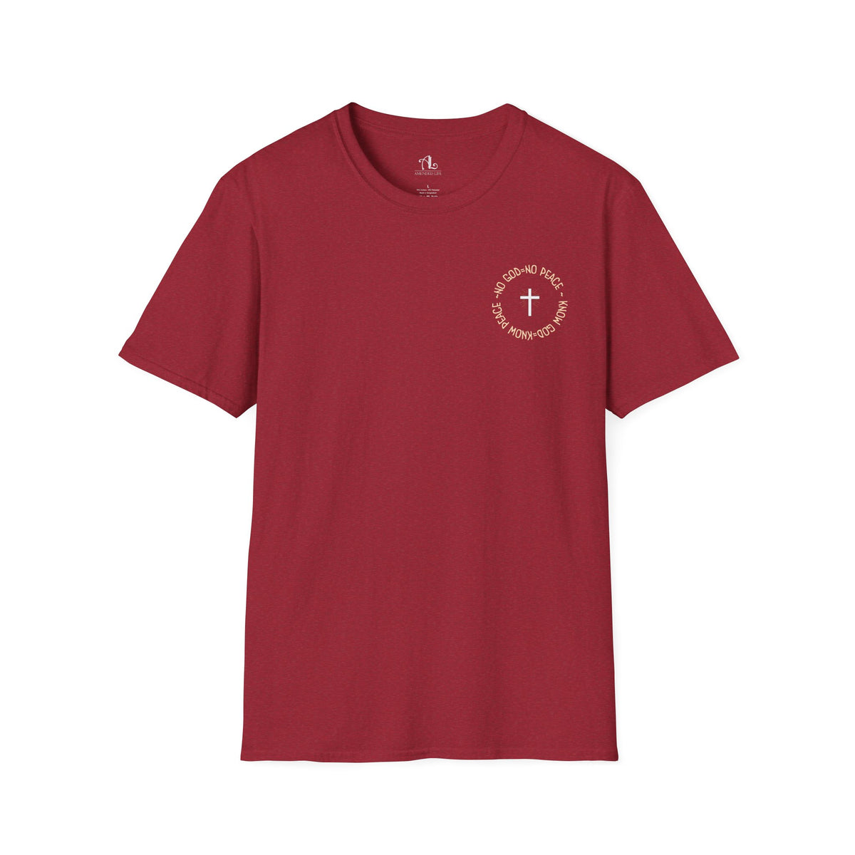 No God No Peace Know God Know Peace, Soft Tee
