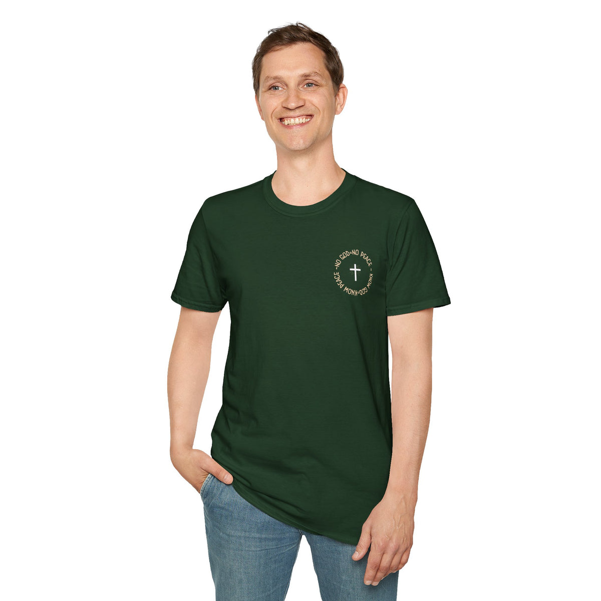 No God No Peace Know God Know Peace, Soft Tee