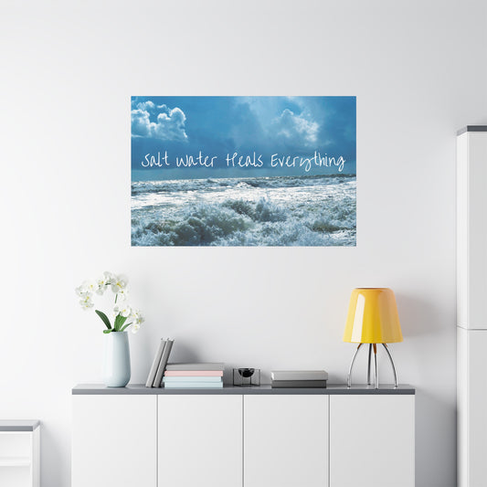 Salt Water Heals, Canvas