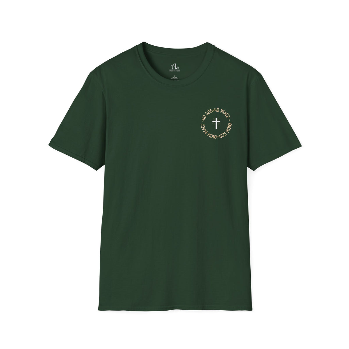 No God No Peace Know God Know Peace, Soft Tee