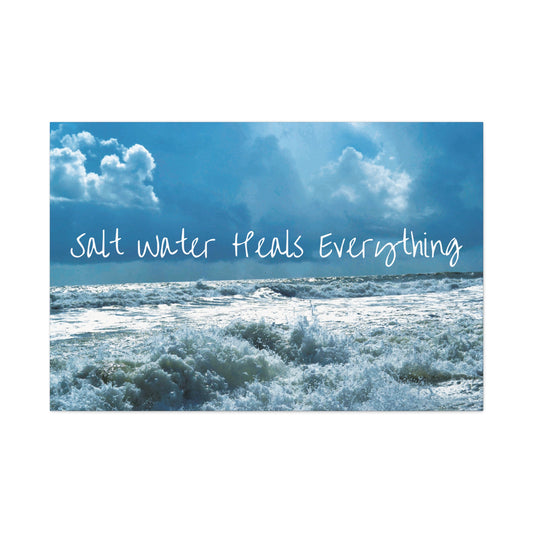 Salt Water Heals, Canvas