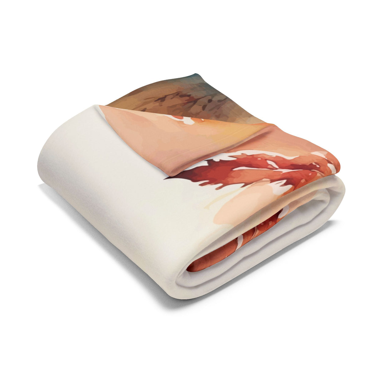 Watercolor Autumn, Fleece Blanket