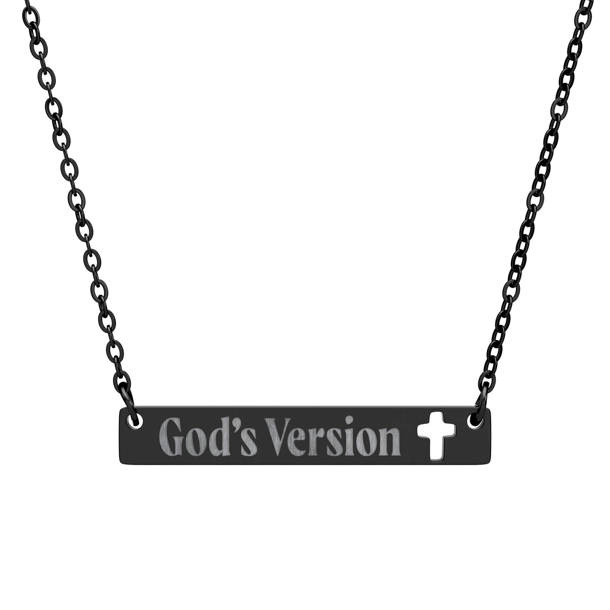 God's Version, Necklace with Cross Cutout