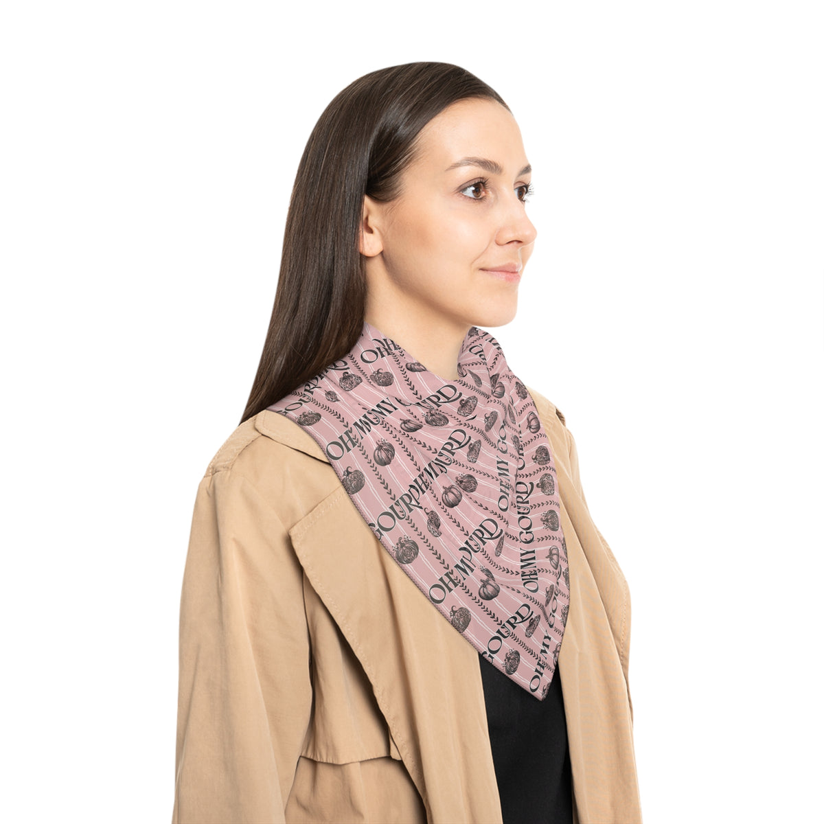 Oh My Gourd, Pink Fall Scarf
