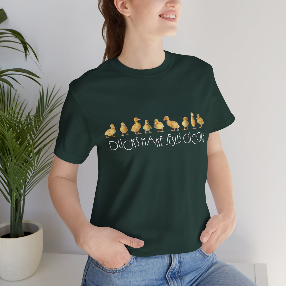 Ducks Make Jesus Giggle, Soft Tee