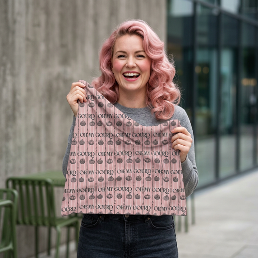 Oh My Gourd, Pink Fall Scarf
