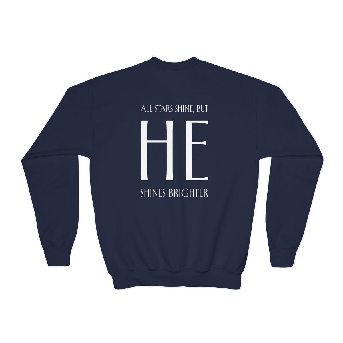 He Shines Brighter, Youth Sweatshirt