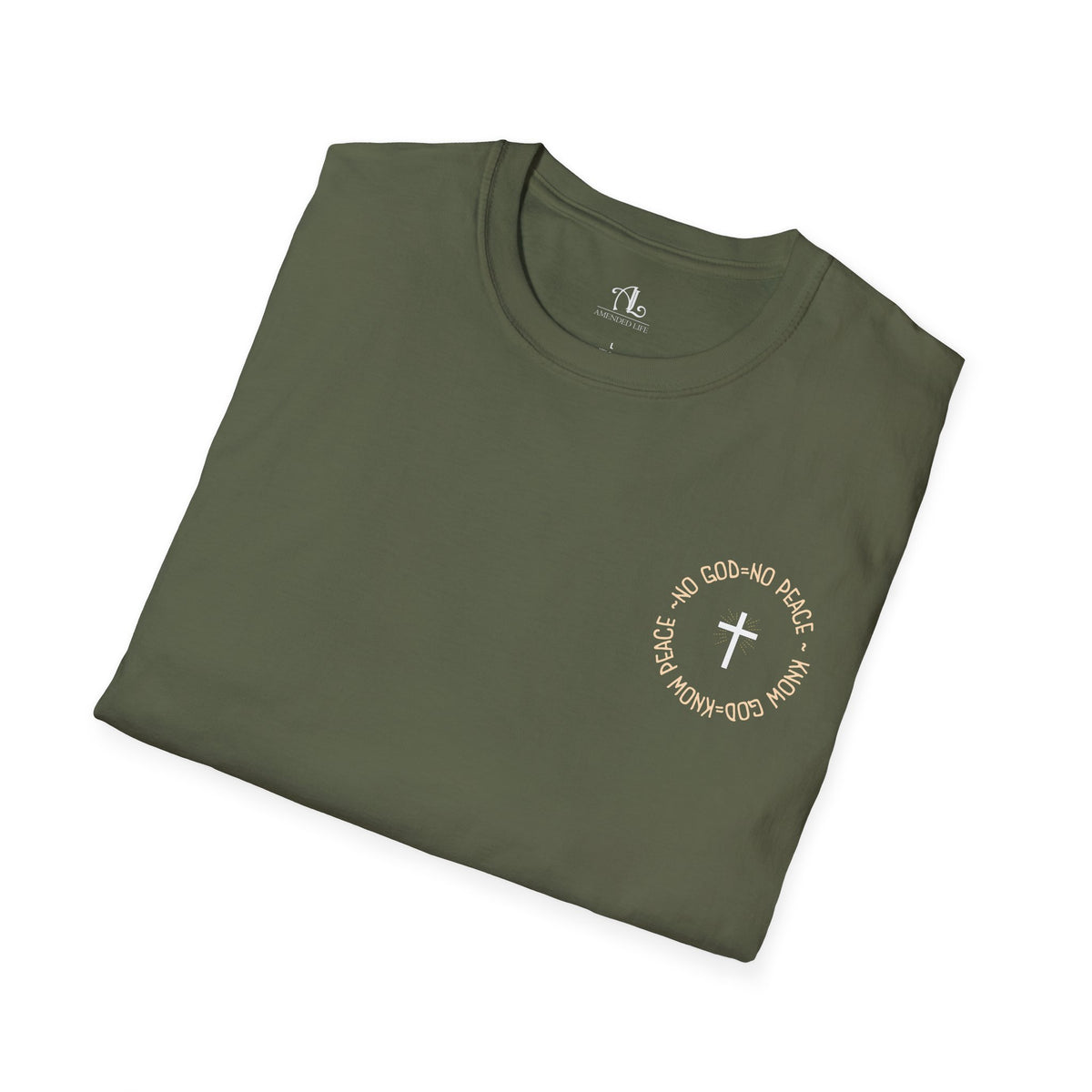 No God No Peace Know God Know Peace, Soft Tee