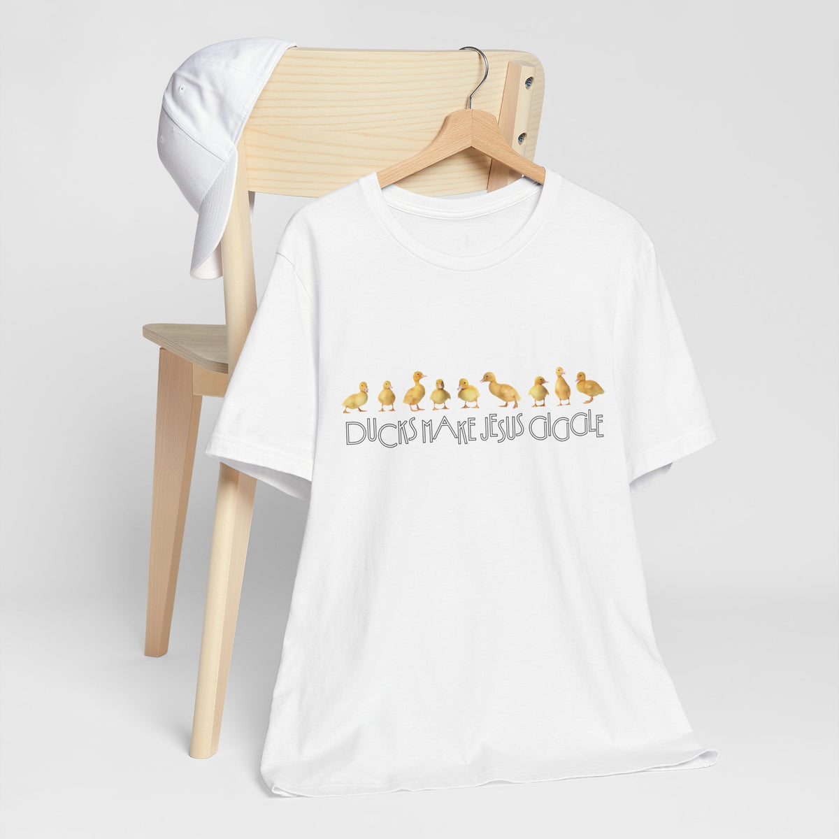 Ducks Make Jesus Giggle, Soft Tee
