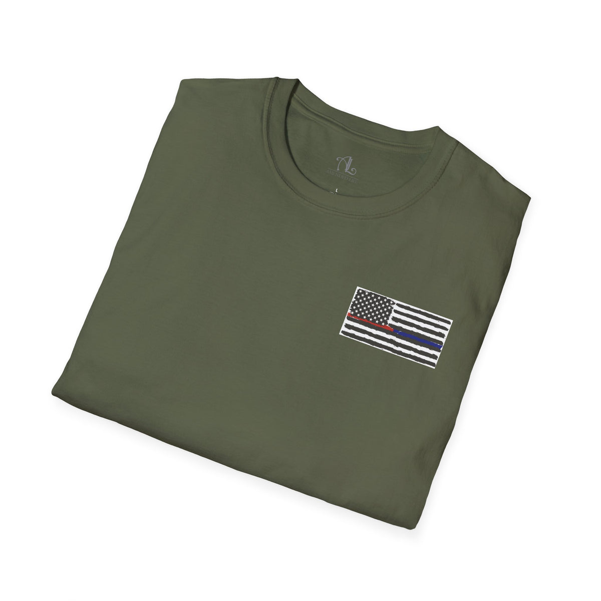 Isaiah 6:8 American Flag T-Shirt, Faith, Service & Patriotism Tee