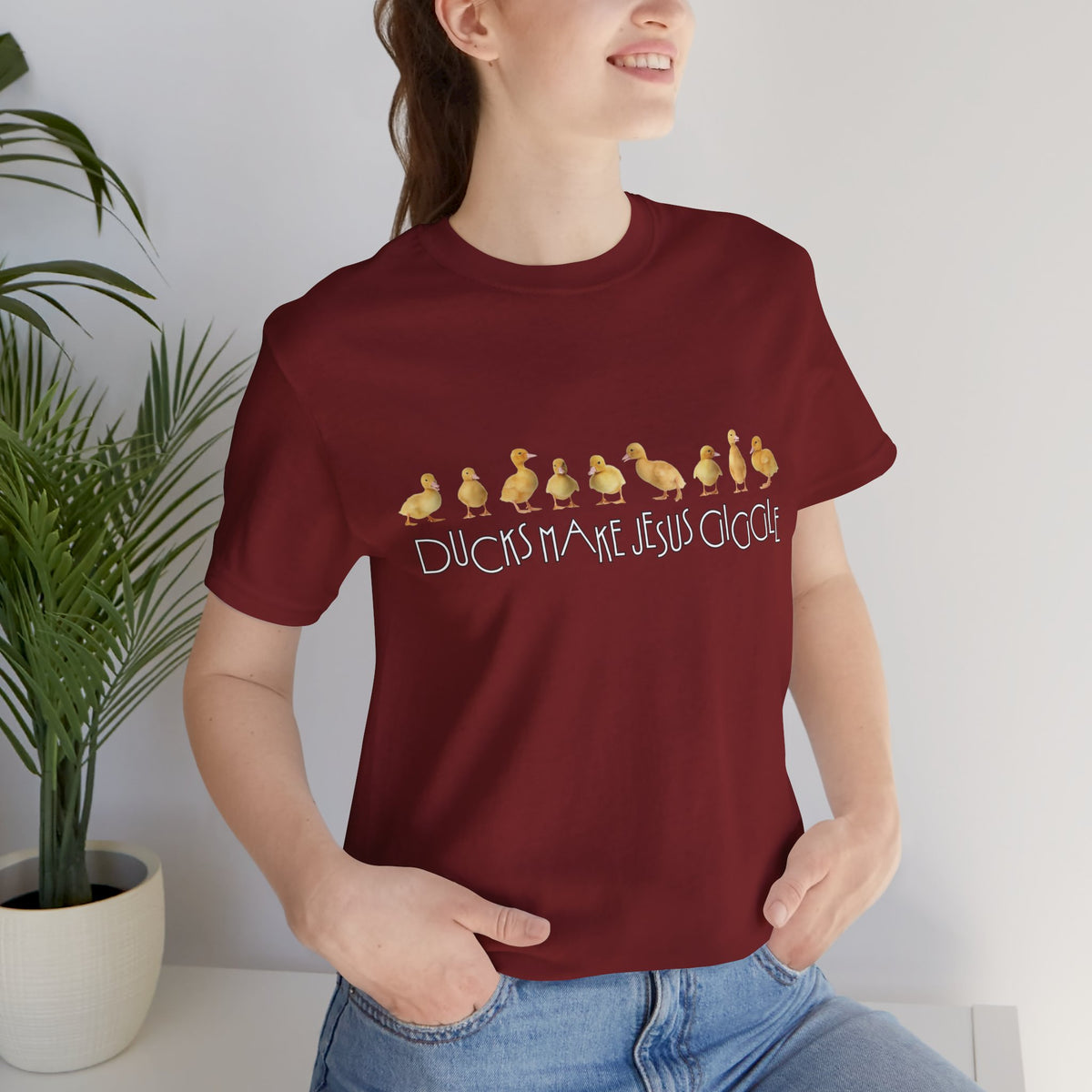 Ducks Make Jesus Giggle, Soft Tee