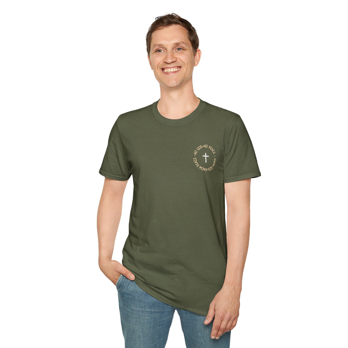 No God No Peace Know God Know Peace, Soft Tee