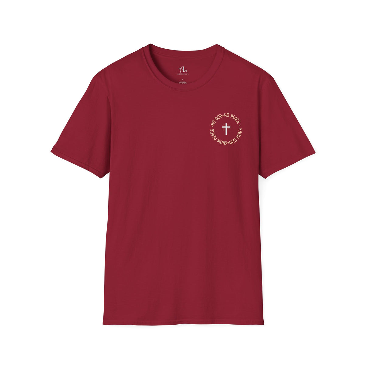 No God No Peace Know God Know Peace, Soft Tee