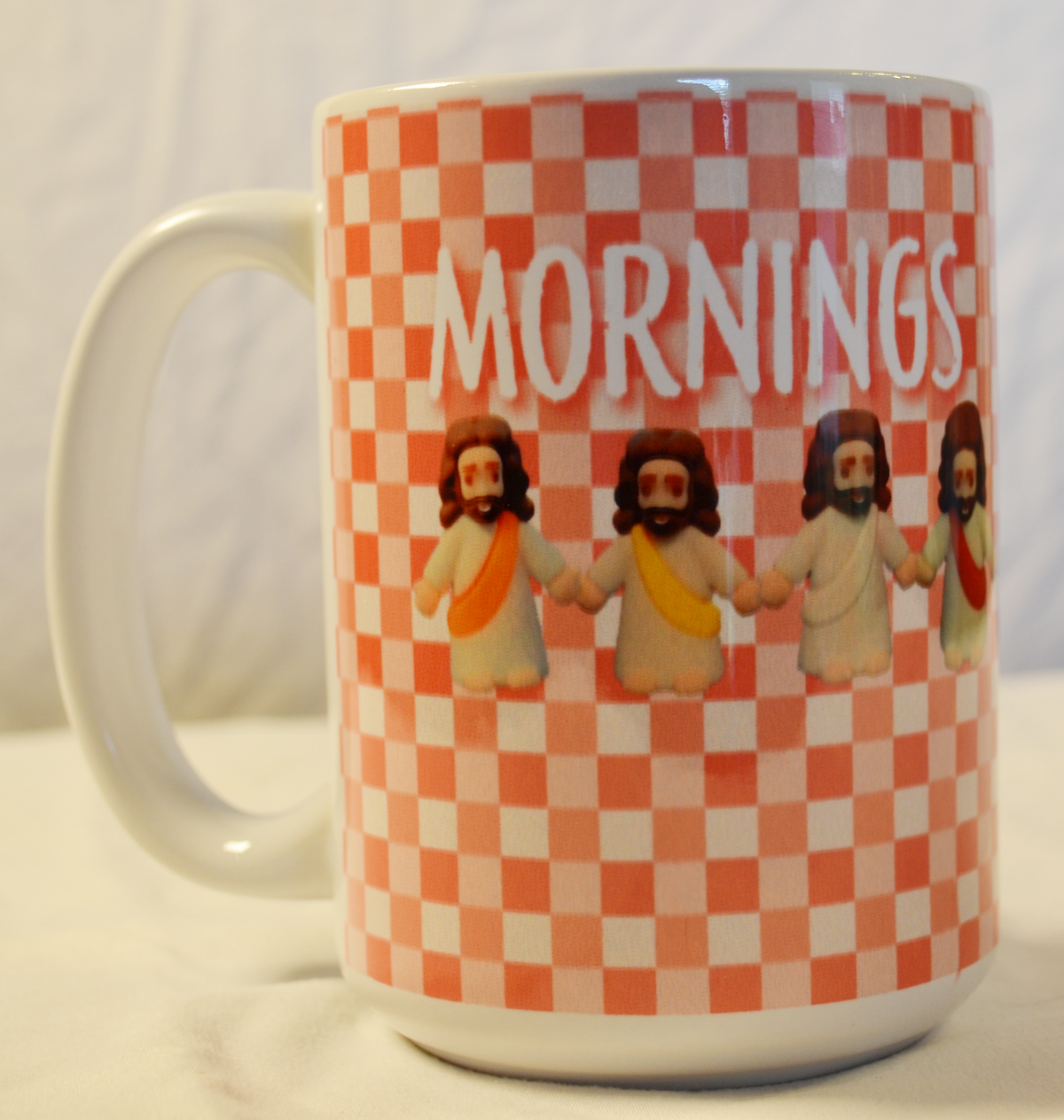 Mornings with Jesus, Pink Mug